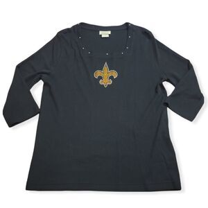 Distinct Fluer-de-lis blouse M